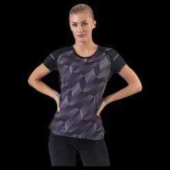 Mizuno Aero Tee Black/Grey Svart New