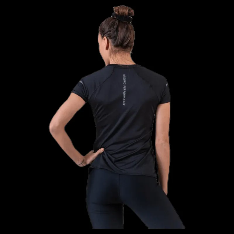 Mizuno Aero Tee Black/Grey Svart New