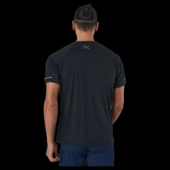 New 2XU Aero Tee Black/silver Reflective Svart