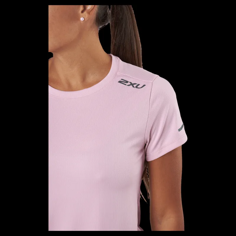 Discount 2XU Aero Tee Cameo/black Reflective Svart