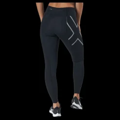 Hot 2XU Aero Vent Mid-rise Compressio Black/silver Reflective Svart