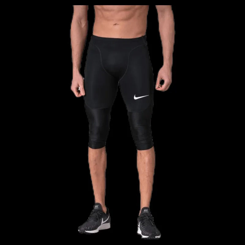 Outlet Nike Aeroadpt Long Short Black Svart