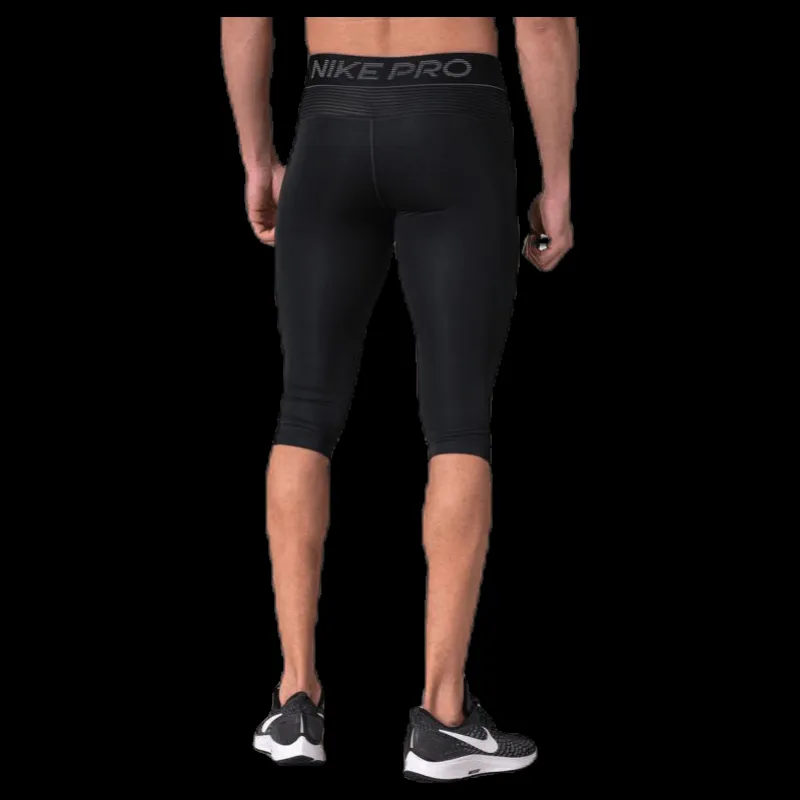 Outlet Nike Aeroadpt Long Short Black Svart