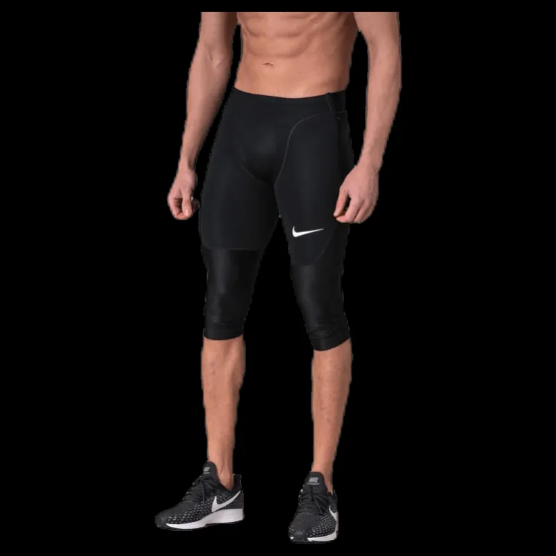 Outlet Nike Aeroadpt Long Short Black Svart