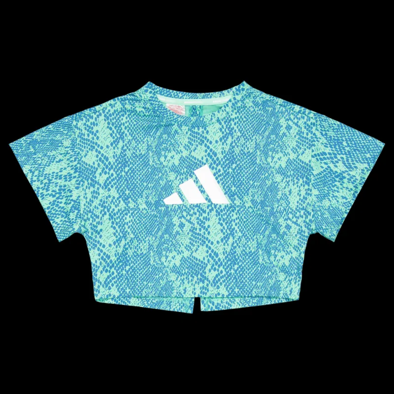 adidas AEROREADY Animal-Print T-Shirt Easy Green Grön Online