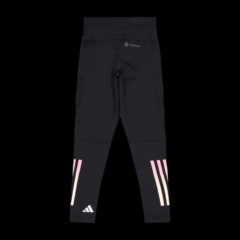 adidas AEROREADY 3-Stripes High-Rise 7/8 Optime Pocket Leggings Black Svart