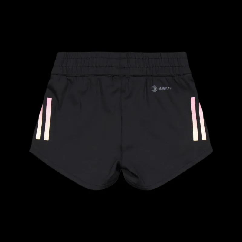 Sale adidas AEROREADY 3-Stripes Knit Shorts Black Svart