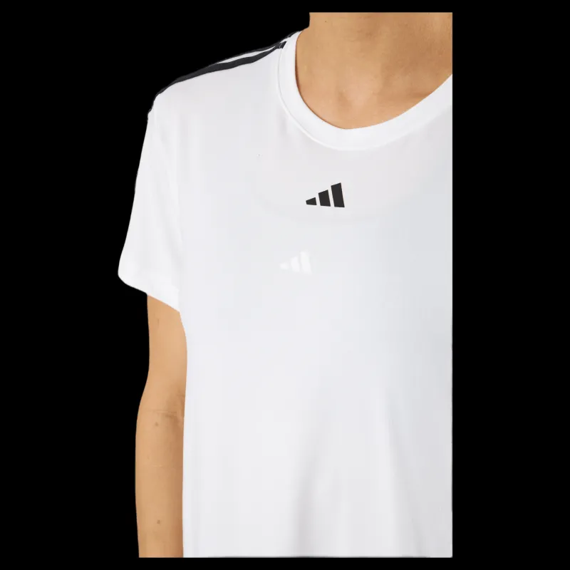Clearance adidas AEROREADY Train Essentials 3-Stripes T-Shirt White Vit