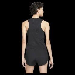 Online Nike AeroSwift Running Singlet White/Black Svart