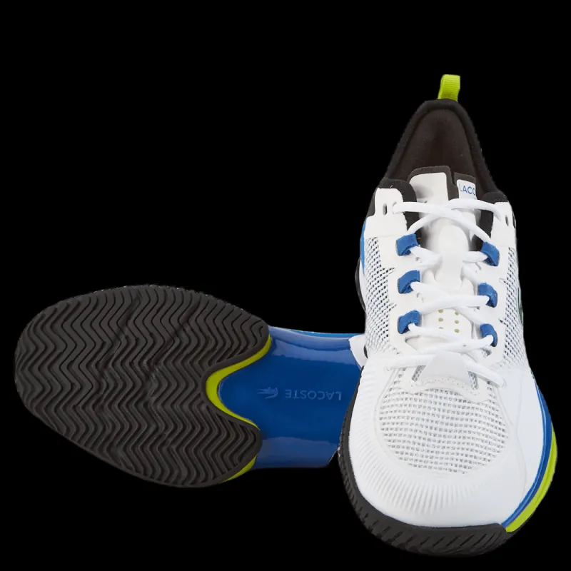 Lacoste Sport Ag-lt Ultra All Court White/blue/yellow Blå och Vit Online
