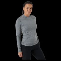 Online Daily Sports Agnes Ls Mock Neck Granite Grå