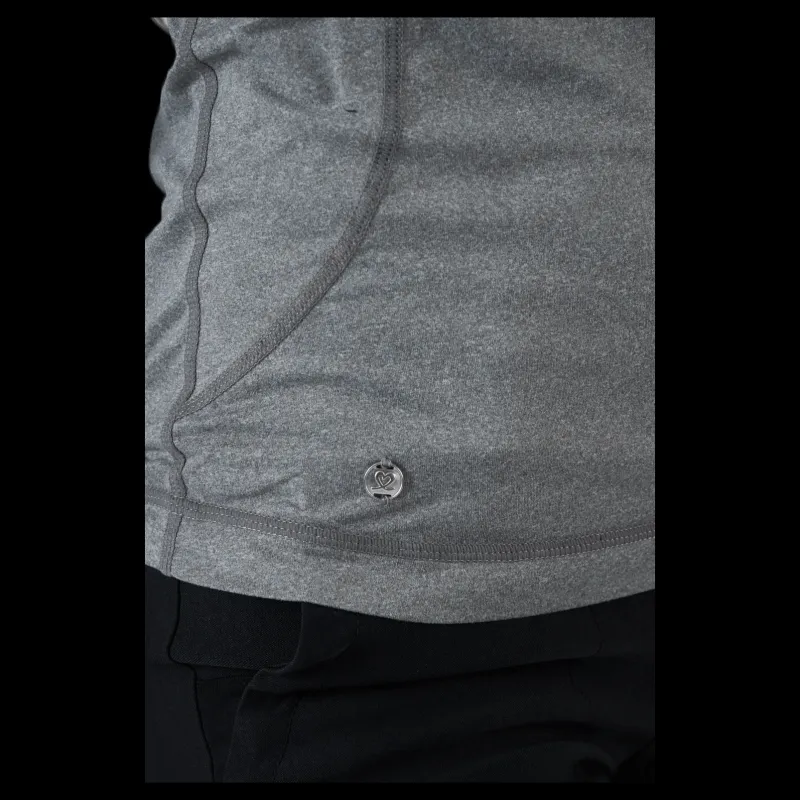 Online Daily Sports Agnes Ls Mock Neck Granite Grå
