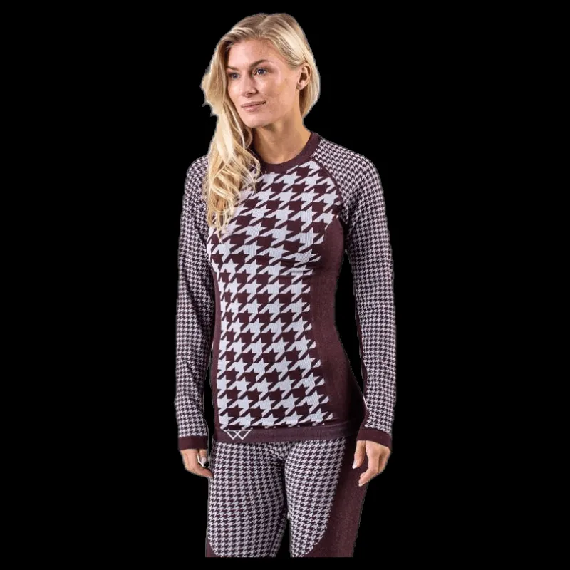 Wyte Agnes Top Purple/Brown Lila och Brun Discount