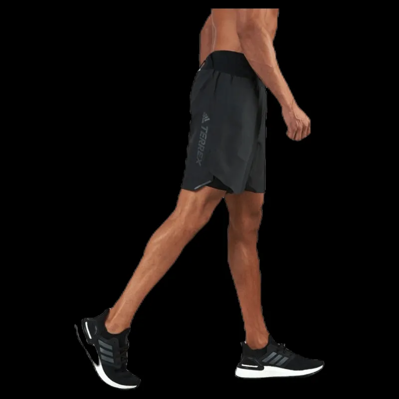 Outlet adidas Agravic 2in1 Short Black Svart