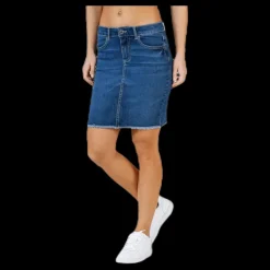 Outlet Pieces Aia Mw Dnm Skirt Blue Blå