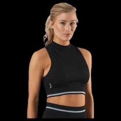 Only Play Aila Circular Sports Top Black Svart Outlet