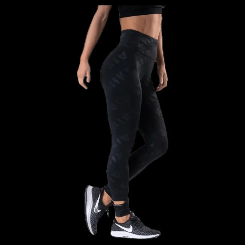 Hot Nike Air 7/8 Hr Tight Black Svart