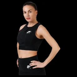 Nike Air Crop Top White/Black Svart