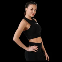 Nike Air Crop Top White/Black Svart