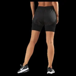 Clearance Nike Air 2in1 Short White/Black Svart