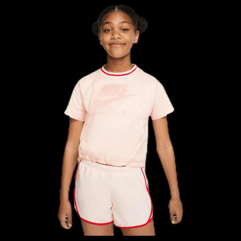 Nike Air Mesh Drawcord Junior Orange Rosa