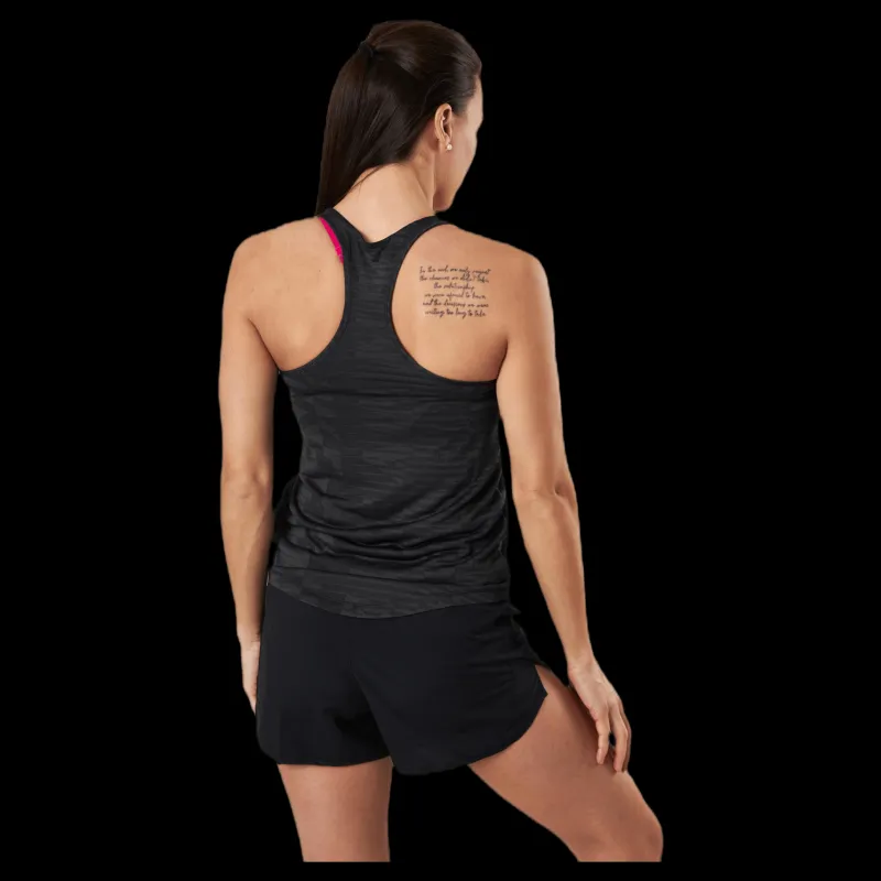 Clearance Nike Air Running Tank Black/Grey Svart