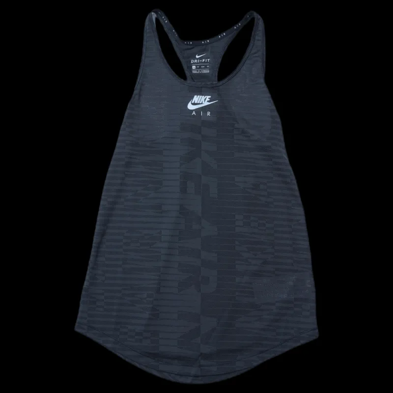 Clearance Nike Air Running Tank Black/Grey Svart