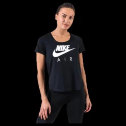 Nike Air SS Mesh Top White/Black Svart Sale