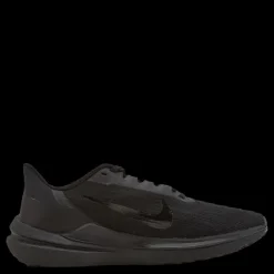 Nike Air Winflo 9 Men's Road Running Shoes BLACK/DK SMOKE GREY Svart Outlet