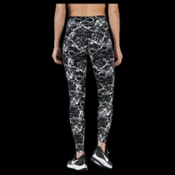 Endurance Alec Printed Tights White/Black Vit och Svart Online
