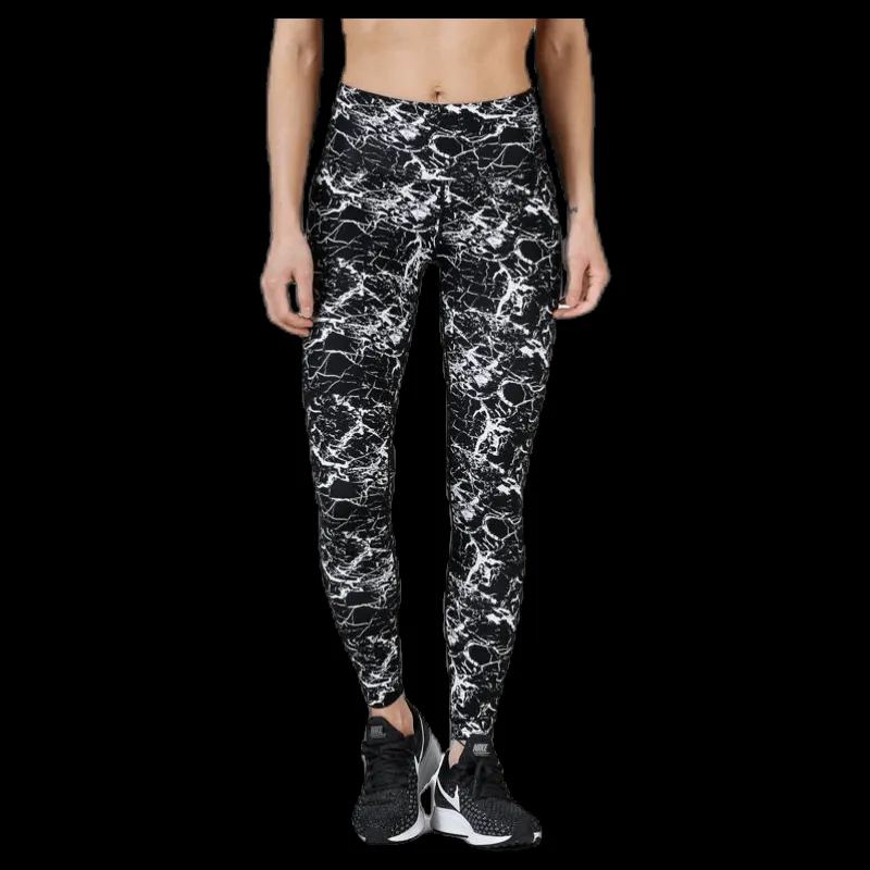 Endurance Alec Printed Tights White/Black Vit och Svart Online