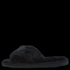 NOUN Alie Fluffy Slippers Black Svart
