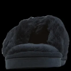 NOUN Alie Fluffy Slippers Black Svart