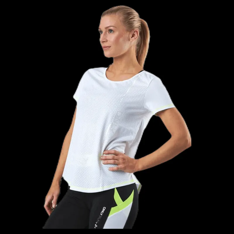 Hot Only Play Alix Ss Training Tee White Vit