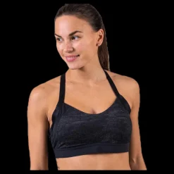 Outlet adidas All Me Jacqrd Bra Black Svart
