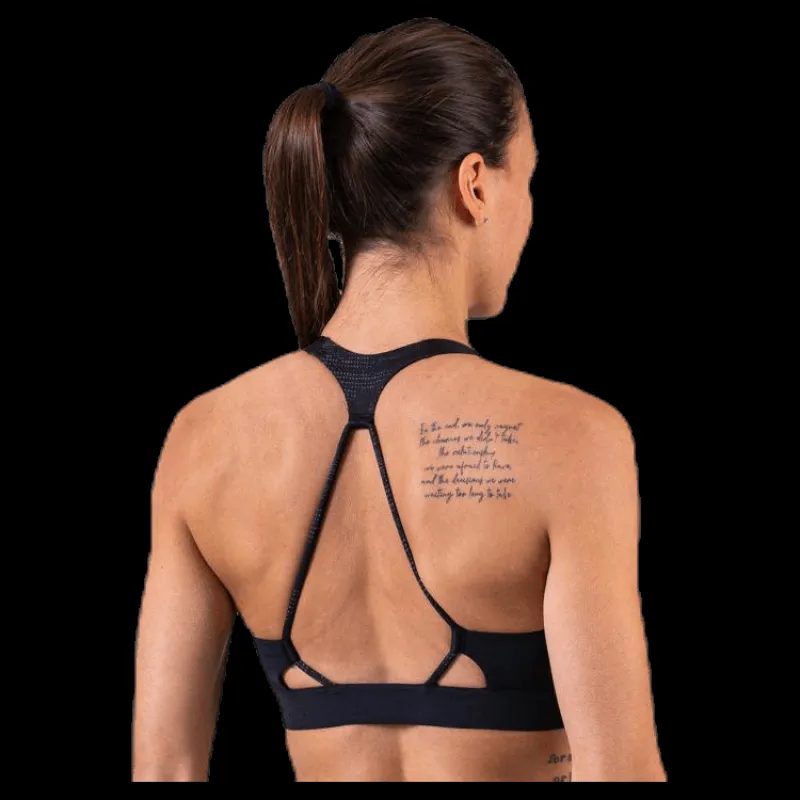 Outlet adidas All Me Jacqrd Bra Black Svart