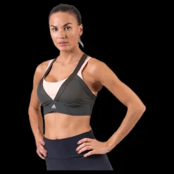 adidas All Me Layered Bra Green Blå Discount