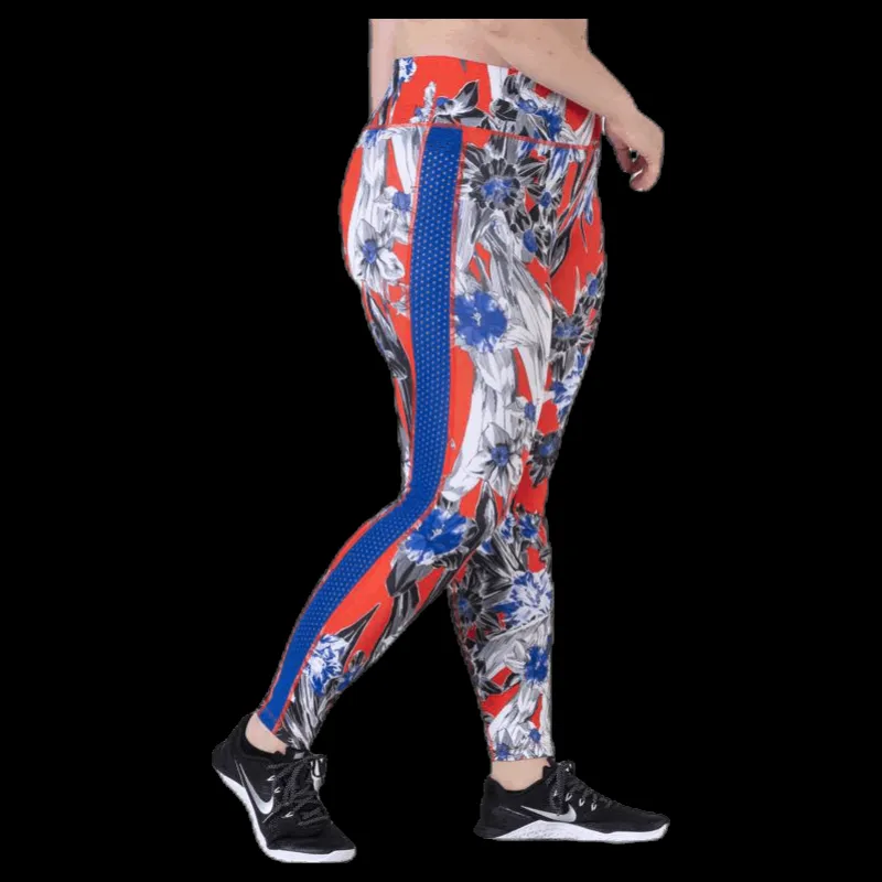 Nike All-In Tight Plus Hyp Femme Orange/Black Flerfärgad Online