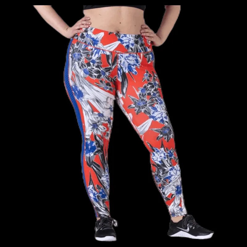 Nike All-In Tight Plus Hyp Femme Orange/Black Flerfärgad Online