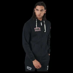 Nonation Alpha Full Zip Hood Black Svart Clearance