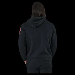 Nonation Alpha Full Zip Hood Black Svart Clearance