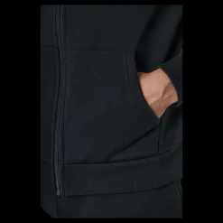 Nonation Alpha Full Zip Hood Black Svart Clearance