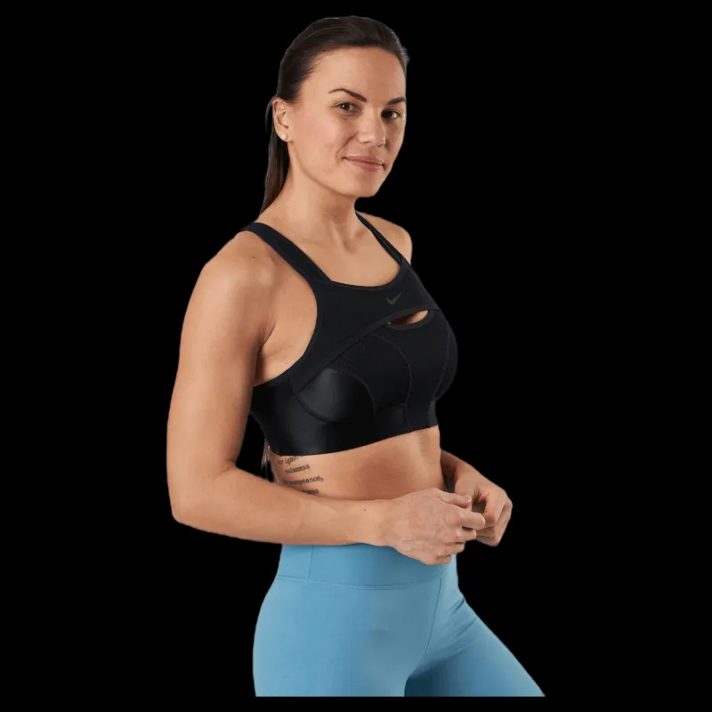 Clearance Nike Alpha UltraBreathe Bra Black/Grey Svart