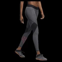 Hot adidas Alphaskin Bos Long Tight Pink/Black Rosa och Svart