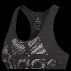Outlet adidas Alphaskin Support Bra LG White/Black Svart