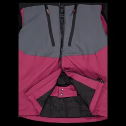 New Lindberg Alpine Winter Jacket Black/cerise Flerfärgad