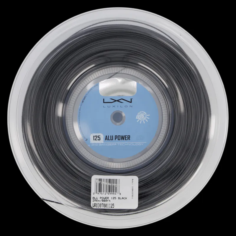 Wilson Alu Power 125 Reel Black Svart