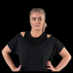 BLACC Alula Plus Size Tee Black Svart New