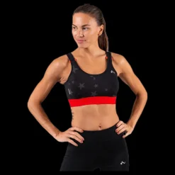 Sale Only Play Alya Aop Sports Bra Black Svart
