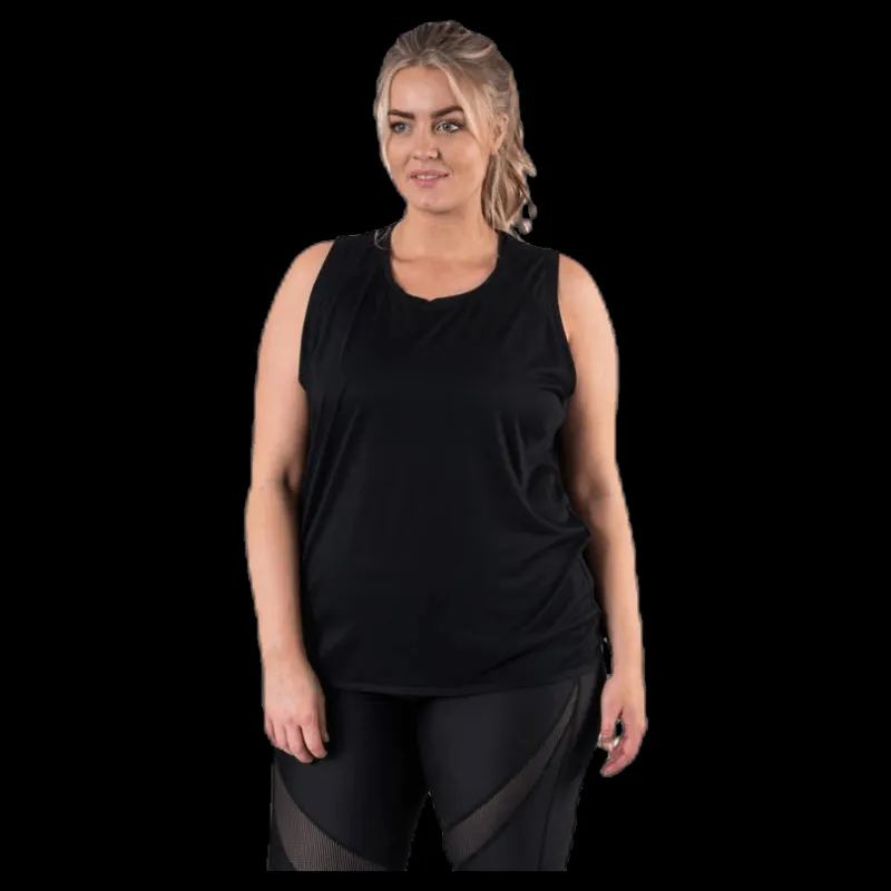 BLACC Alya Plus Size tank Black Svart